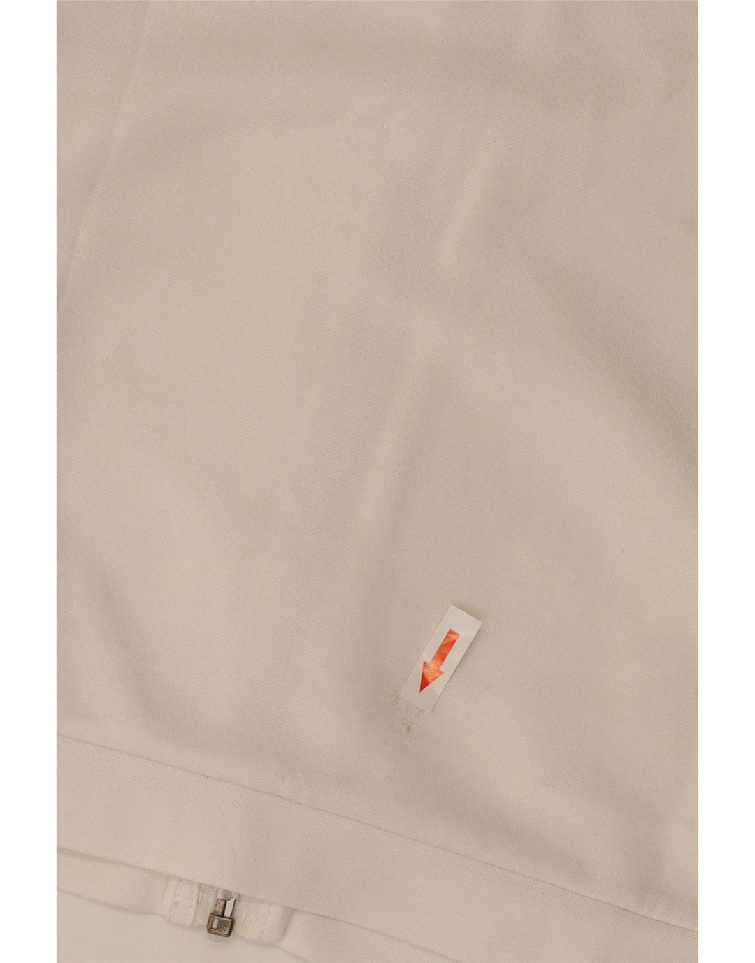 Giacca da tuta oversize corta da donna Puma UK 10 piccola poliestere bianco