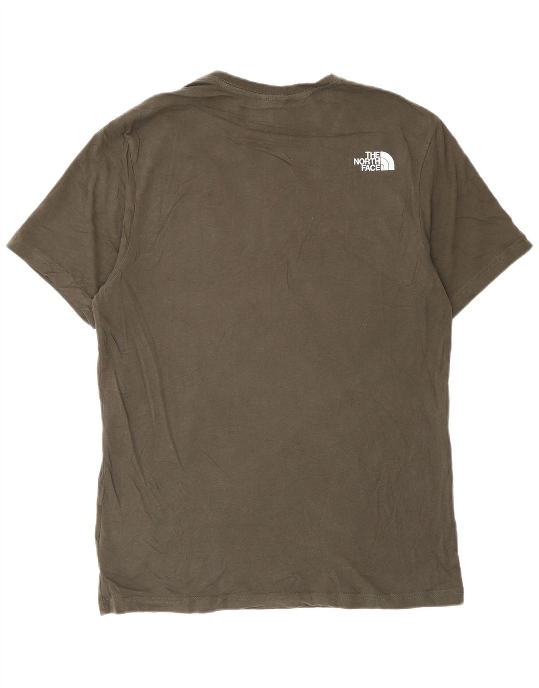 T-shirt grafica da uomo The North Face Top in cotone kaki medio