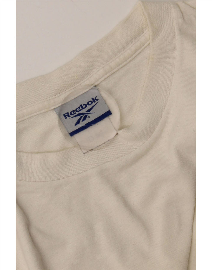 T-shirt grafica Reebok da uomo XL bianca