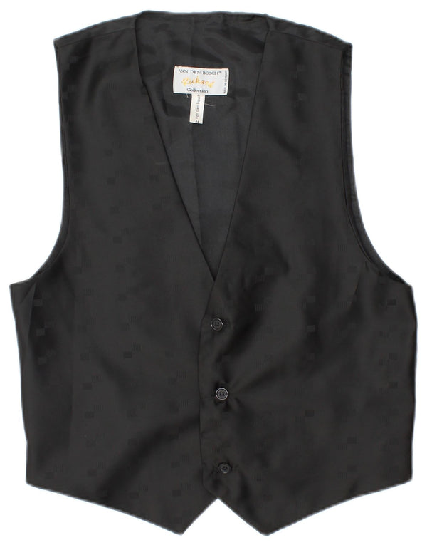 Gilet Vintage da Uomo IT 44 XS Nero