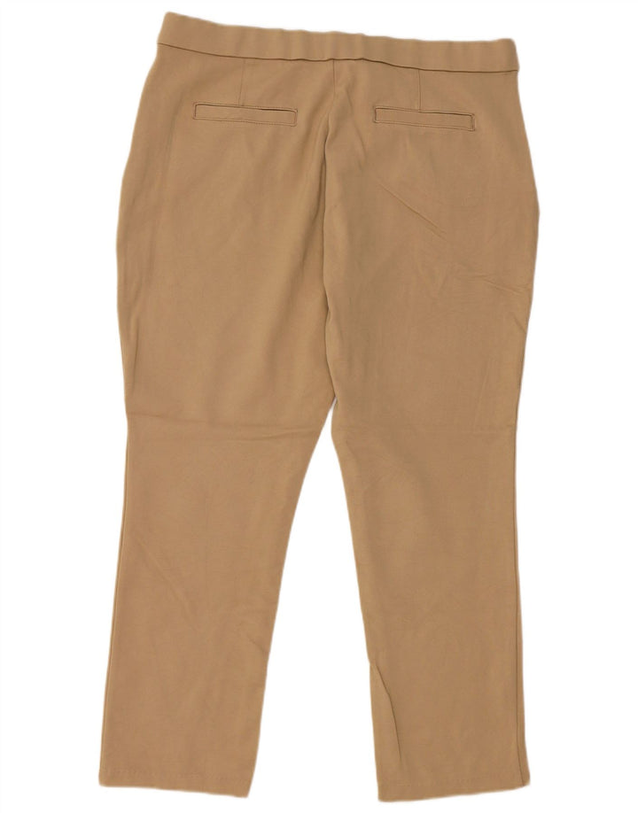 Pantaloni corti slim da donna LEE US 14 XL W36 L25 Rayon beige