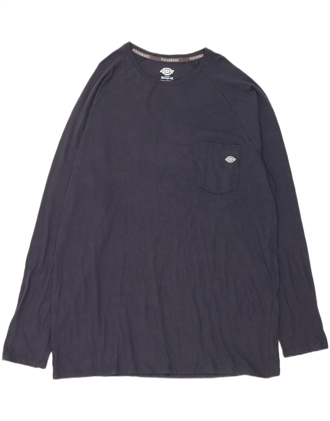 Dickies Top alto da uomo a maniche lunghe 2XL cotone blu navy