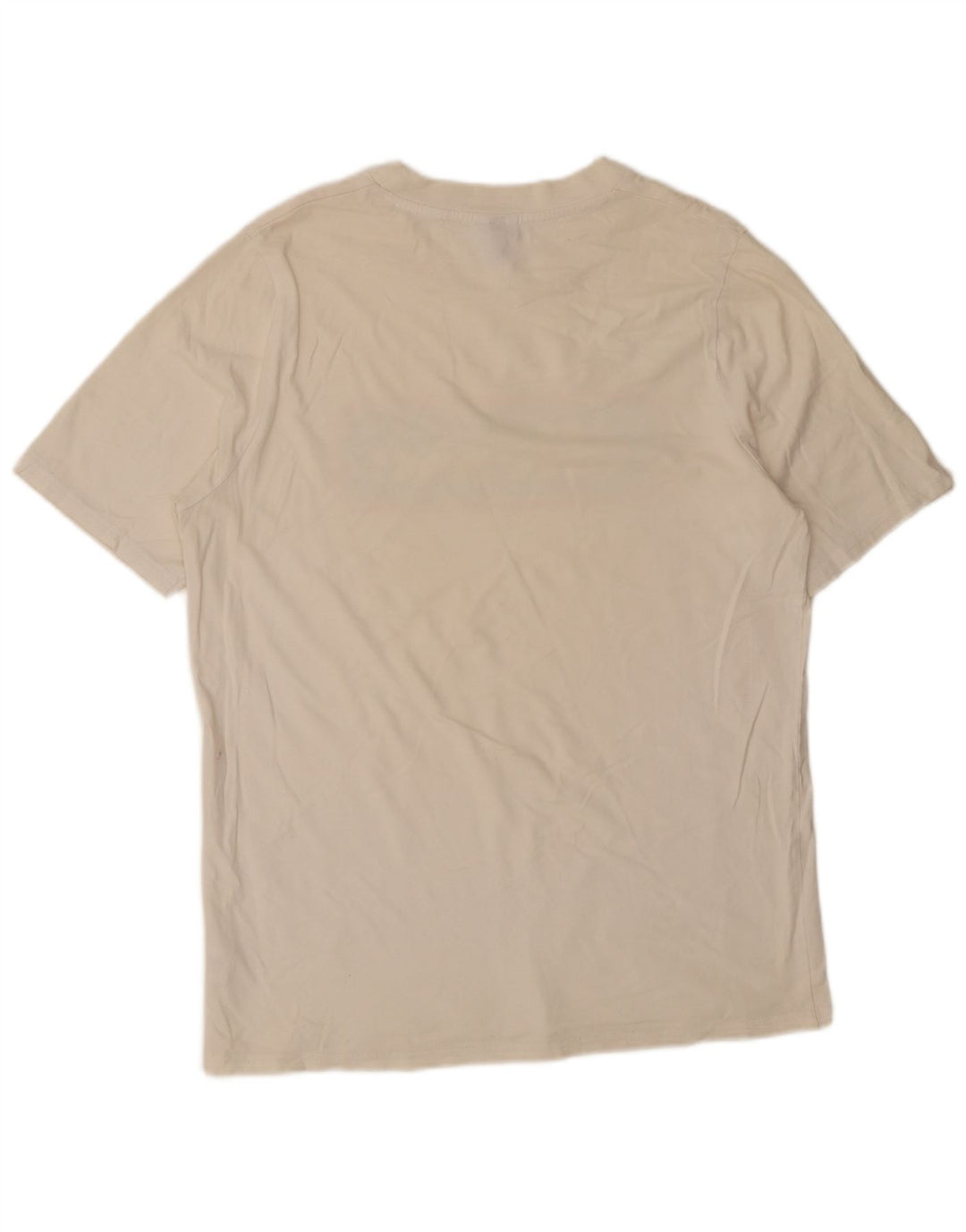 T-shirt grafica da uomo Ellesse Top piccola in cotone bianco sporco