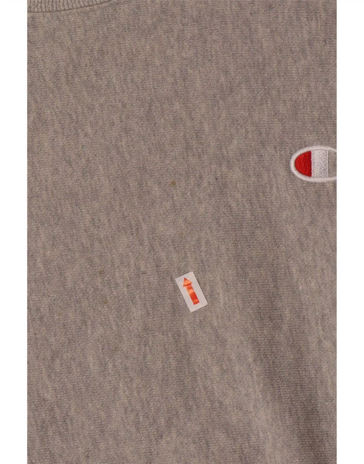 Felpa Champion Reverse Weave Crop da donna, UK 6 XS, cotone grigio