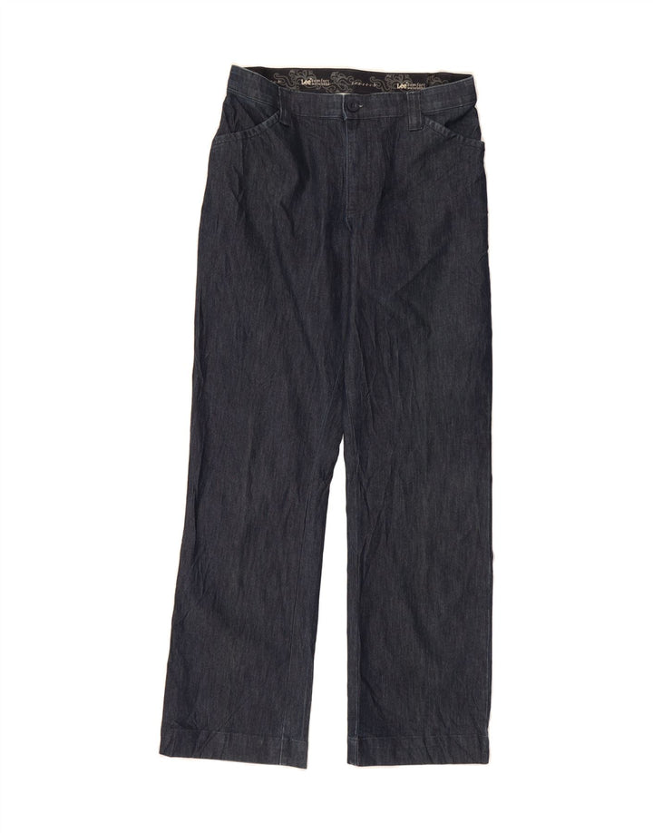 LEE Womens Straight Jeans US 10 Large W32 L32 Navy Blue Cotton Vintage Lee and Second-Hand Lee from Messina Hembry 