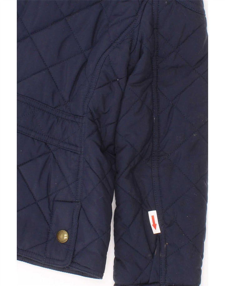 Giacca trapuntata per ragazze Polo Ralph Lauren 6-7 anni piccola in poliestere blu navy