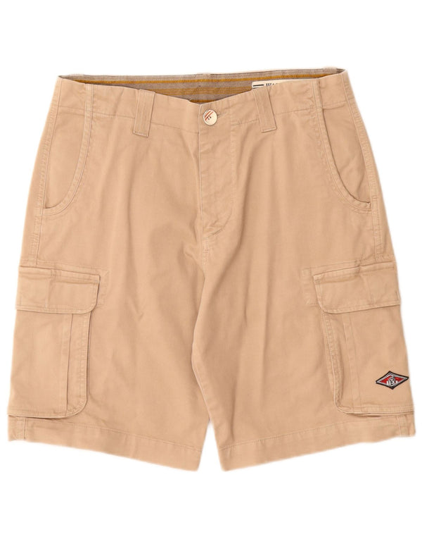 Pantaloncini cargo da uomo Bear W30 in cotone beige medio