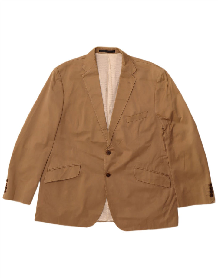 Giacca blazer da uomo a 2 bottoni vestibilità ampia Marks & Spencer UK 38 Beige medio