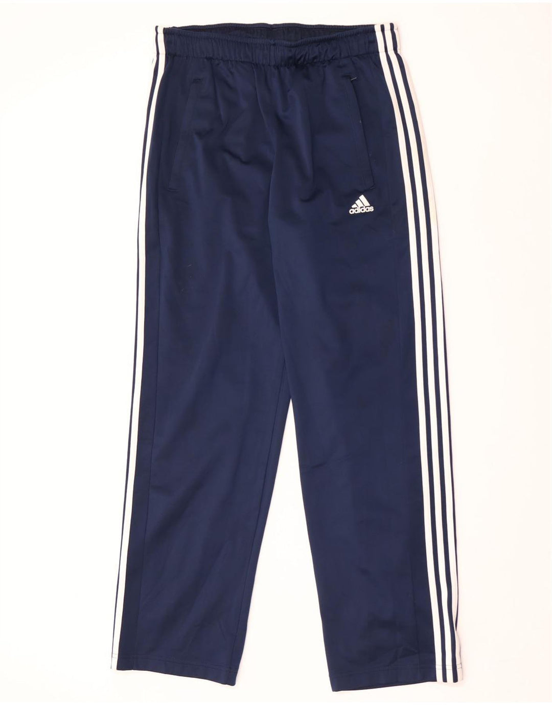 Pantaloni da tuta Adidas Climalite da uomo di grandi dimensioni in poliestere blu navy