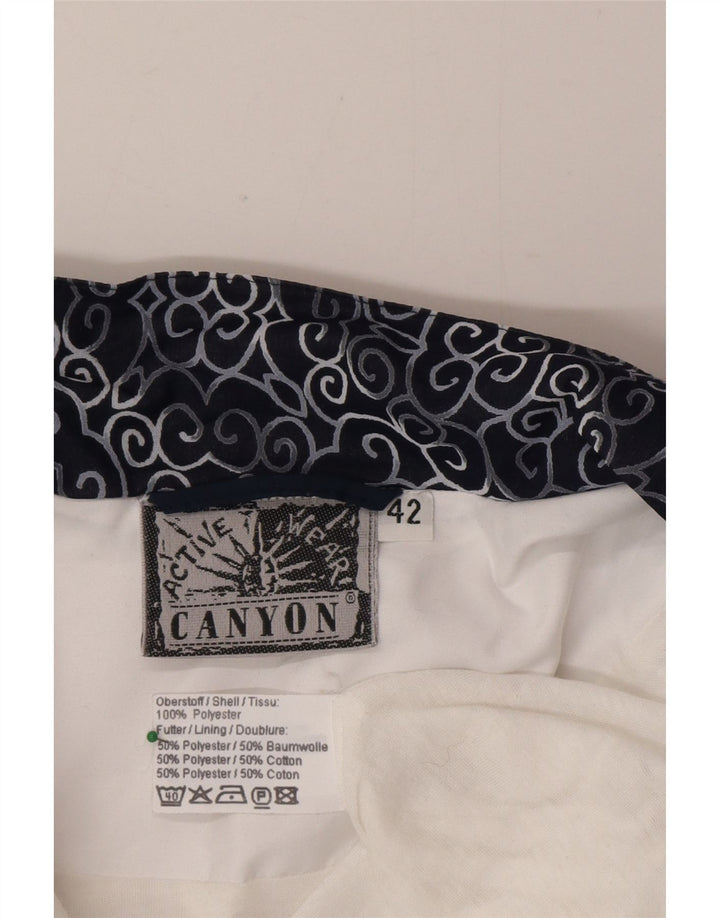 Giacca da tuta da uomo Canyon UK 42 Large Poliestere color block bianco