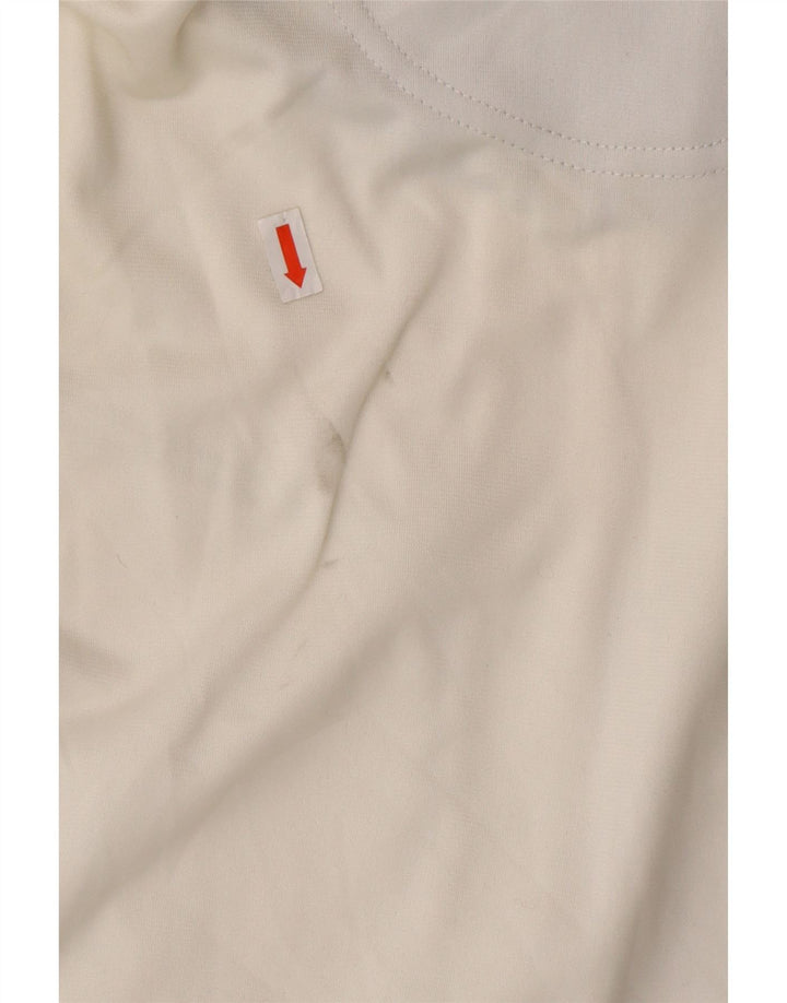 CHAMPION Womens Heritage Fit Tracksuit Top Jacket UK 10 Small White