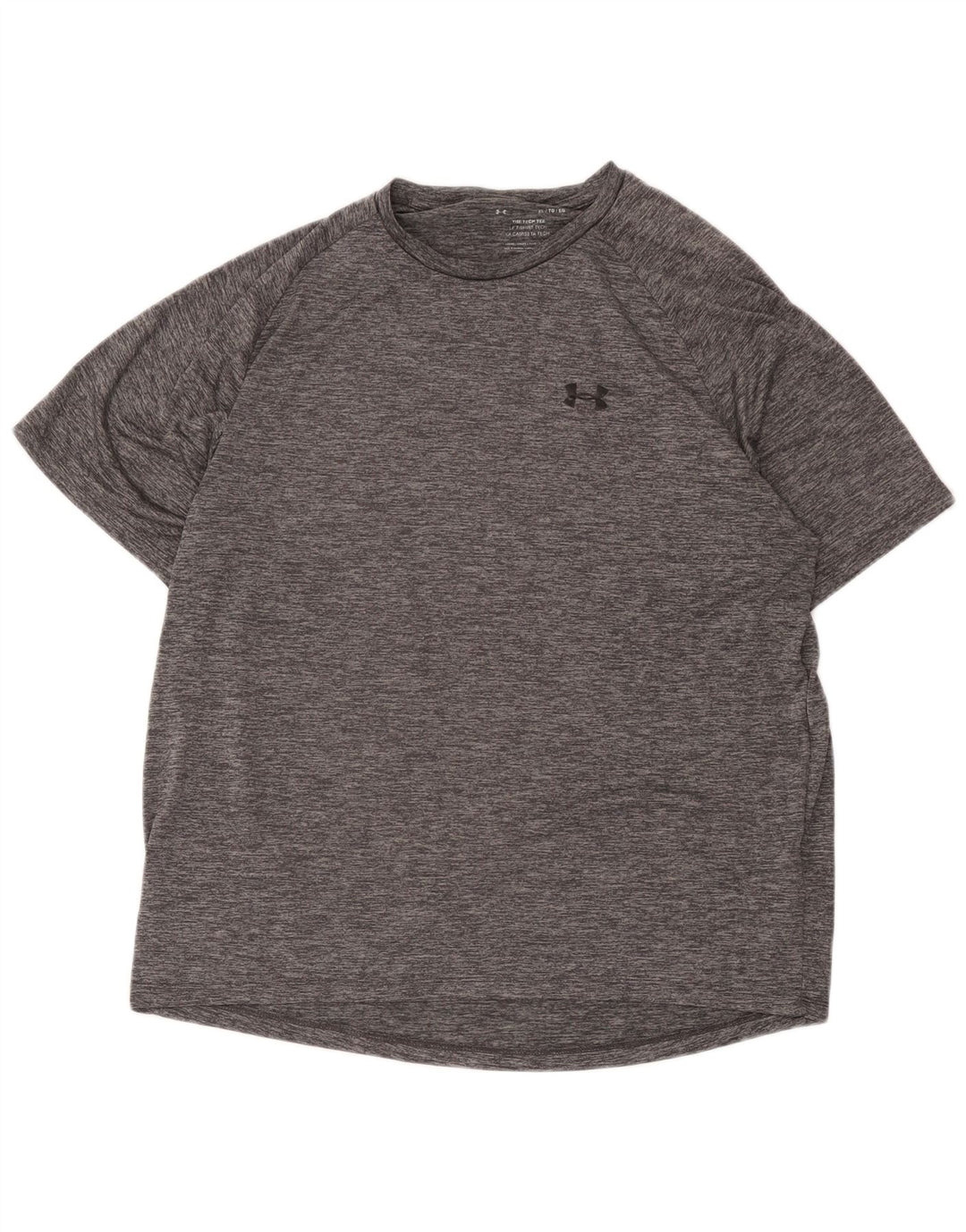 T-shirt da uomo Under Armour Top XL poliestere chiazzato grigio