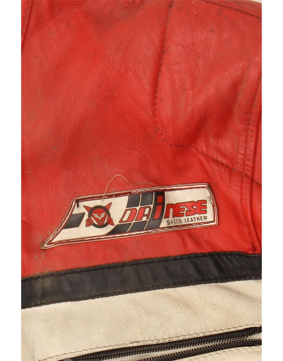 Giacca da motociclista da uomo DAINESE IT 54 2XL Pelle colorblock multicolore