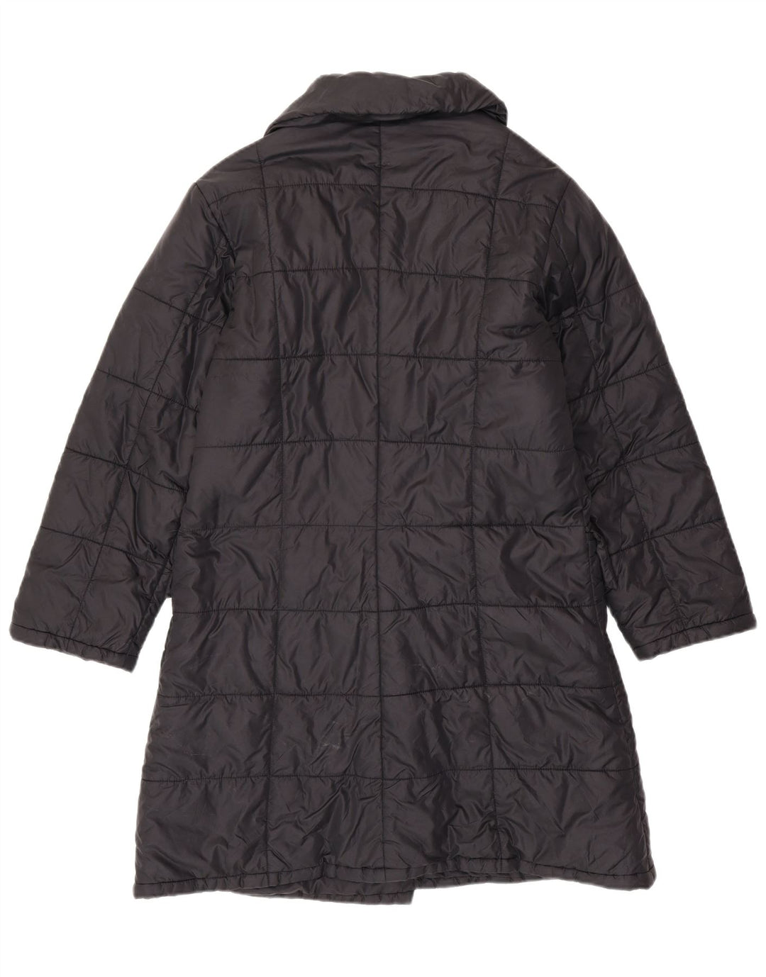 REPLAY Cappotto imbottito da donna vestibilità ampia UK 10 piccolo poliestere nero