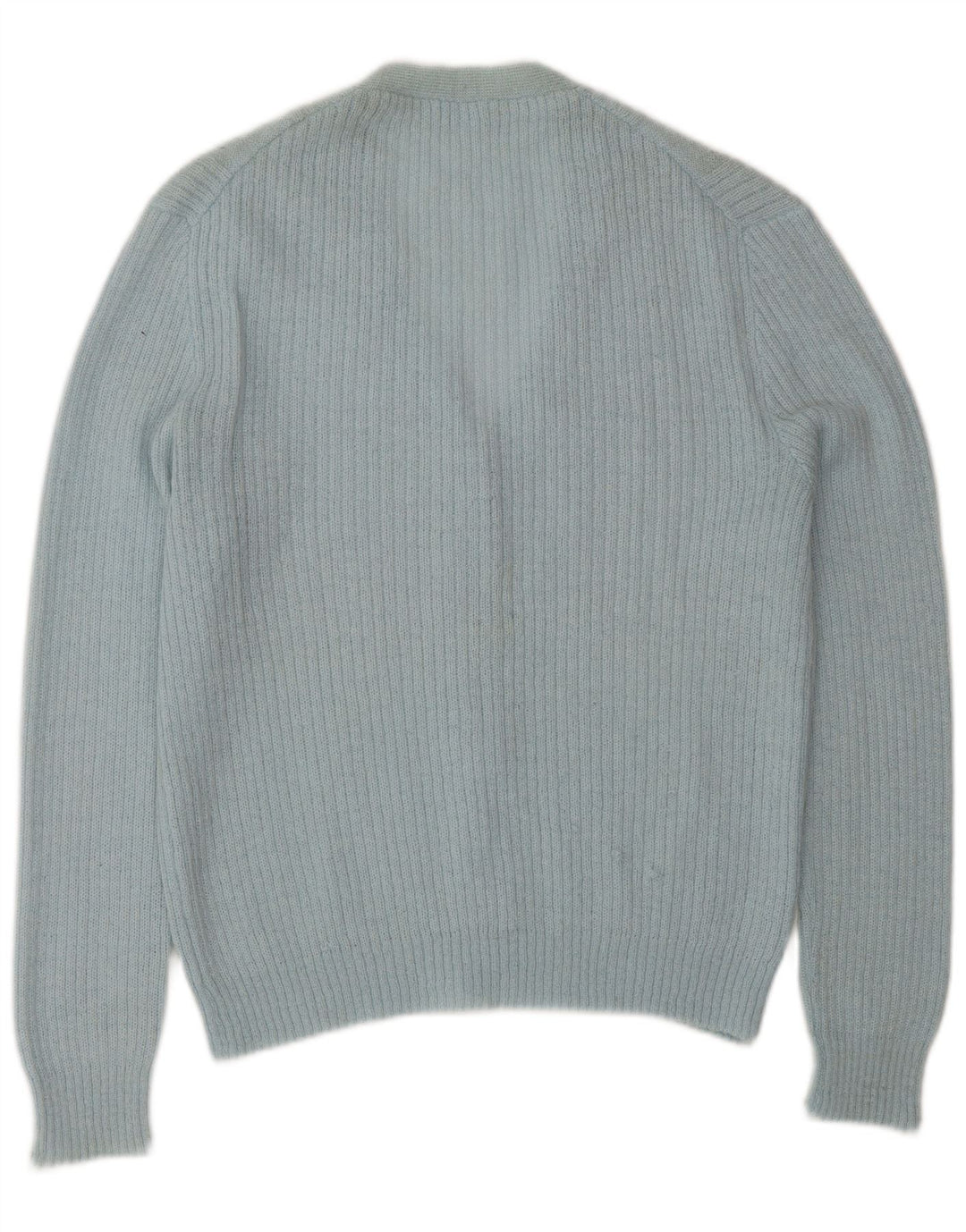 Maglione cardigan da donna vintage UK 14 grande classico blu