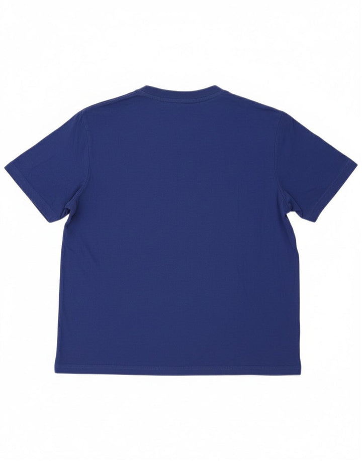 T-shirt grafica da uomo Champion Top Small Blu Navy