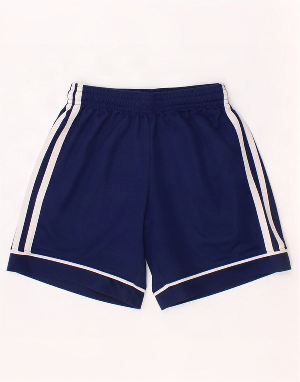 Pantaloncini sportivi Adidas Aeroready da bambino 7-8 anni in poliestere blu navy