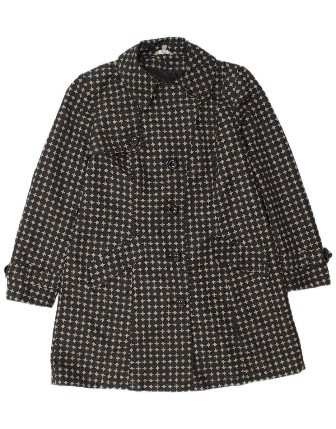 Trench Petite da donna Marks & Spencer UK 12 medio a pois neri