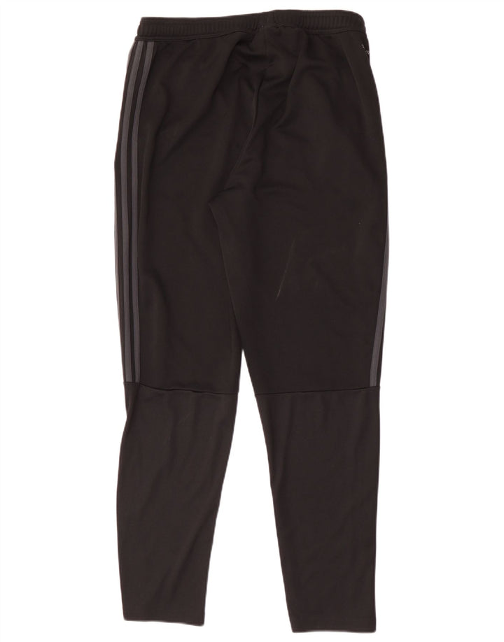 Pantaloni da tuta Adidas Climalite da uomo, grandi, in poliestere color block nero