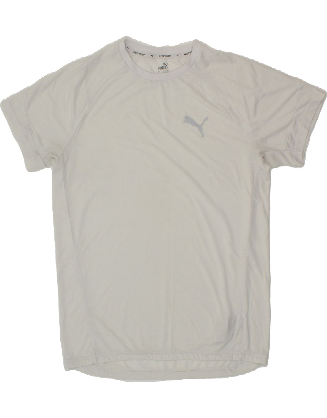 PUMA Mens T-Shirt Top Large White Cotton Vintage Puma and Second-Hand Puma from Messina Hembry 
