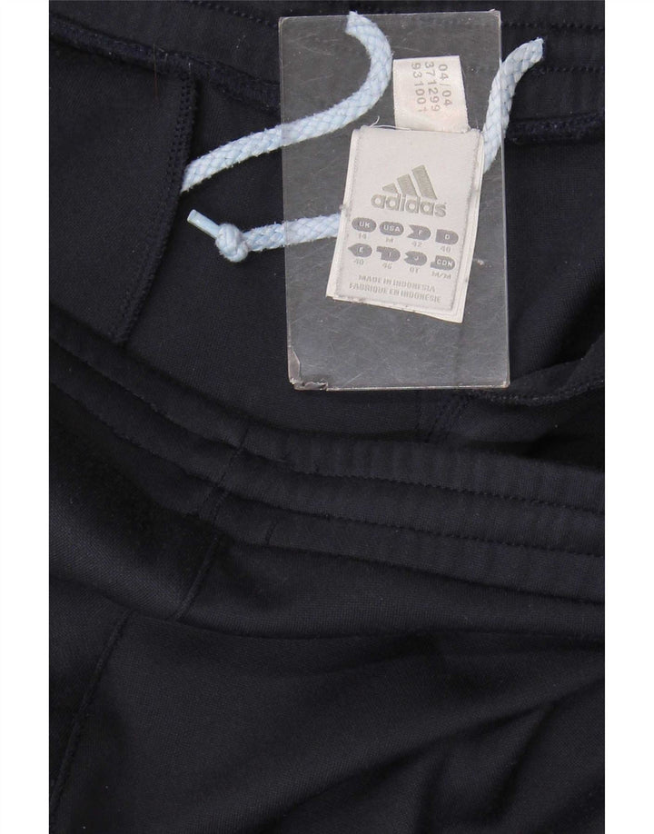 Pantaloni da tuta da donna Adidas UK 14 poliestere blu navy medio