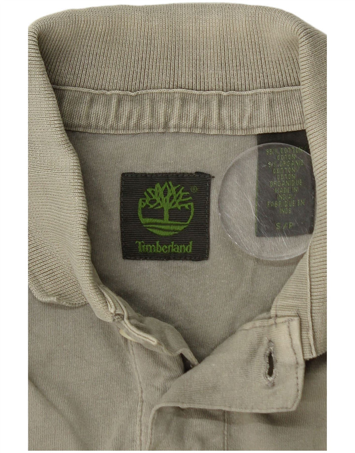 Polo da uomo TIMBERLAND piccola in cotone kaki