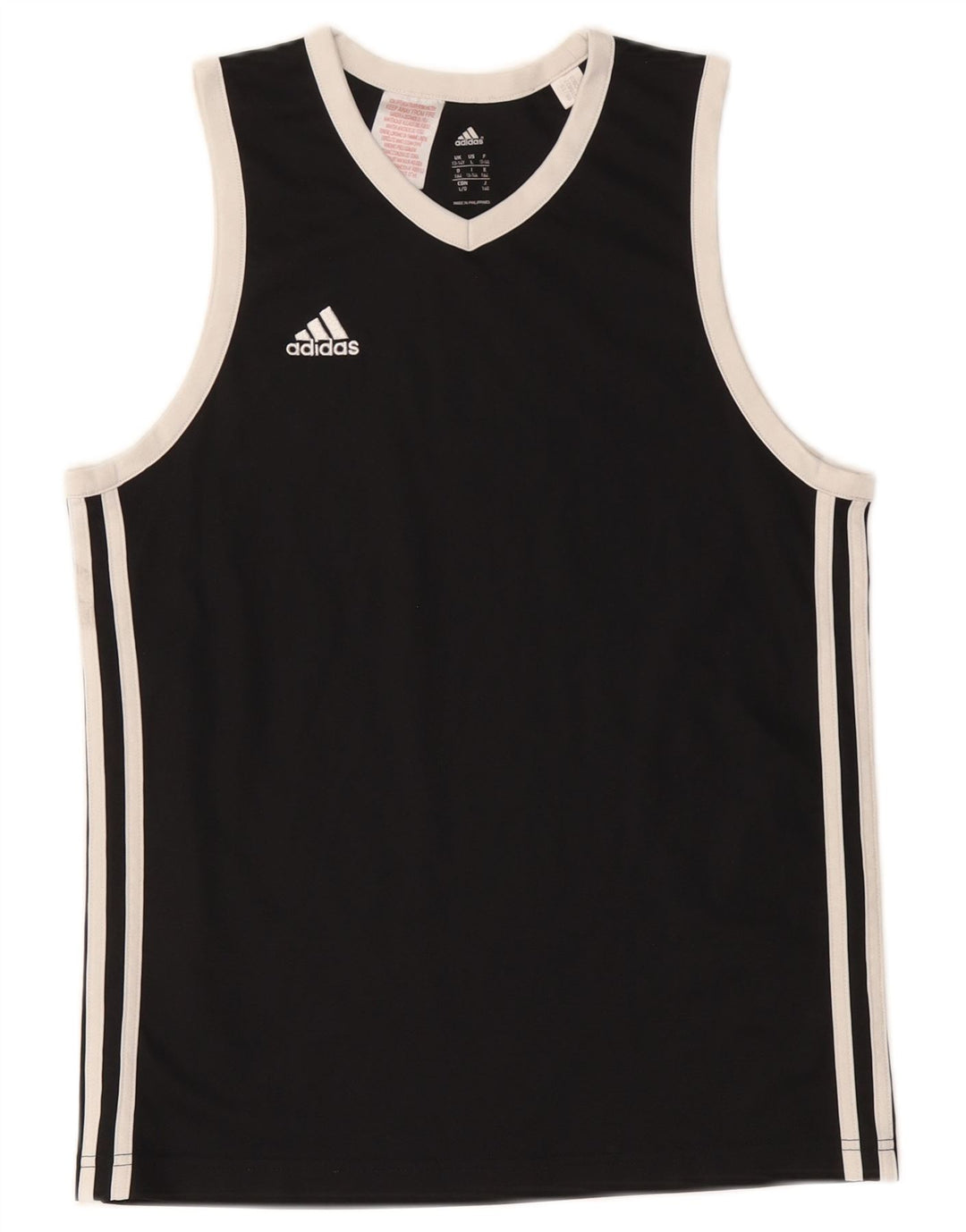 Canotta Adidas Bambina 13-14 Anni Poliestere Nera