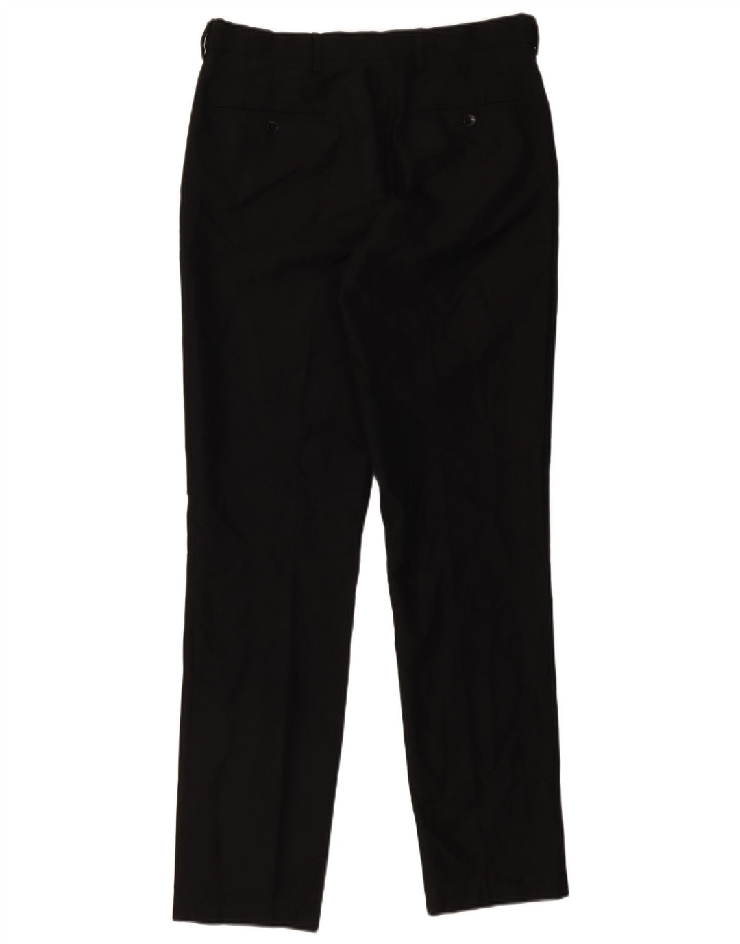 Pantaloni chino slim da uomo Marks & Spencer W32 L33 poliestere nero