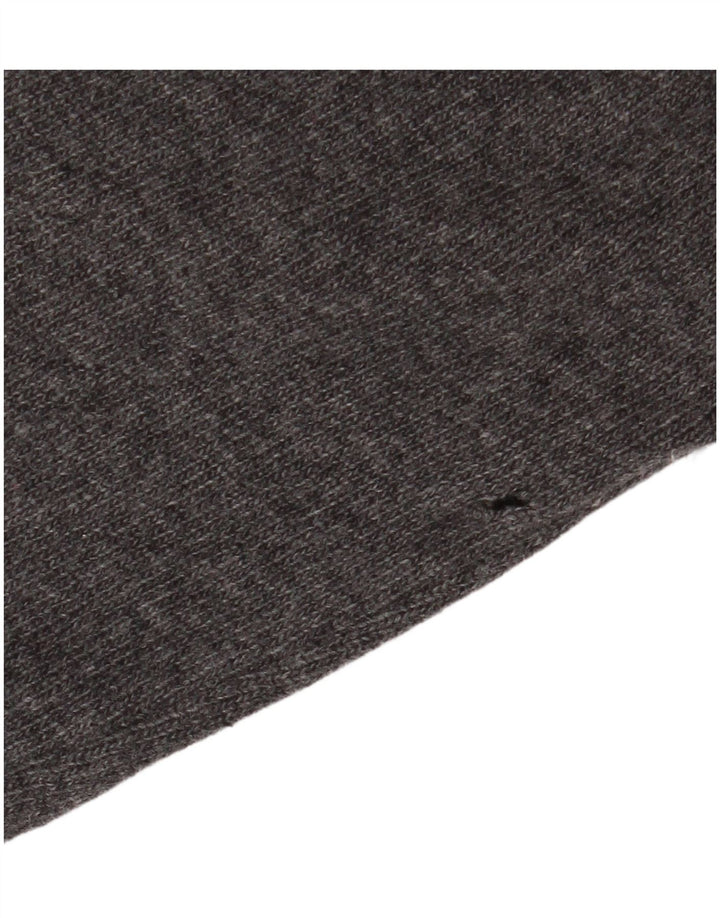 BARBOUR Maglione da bambino con collo a scialle 15-16 anni 2XL Lana Fair Isle grigia