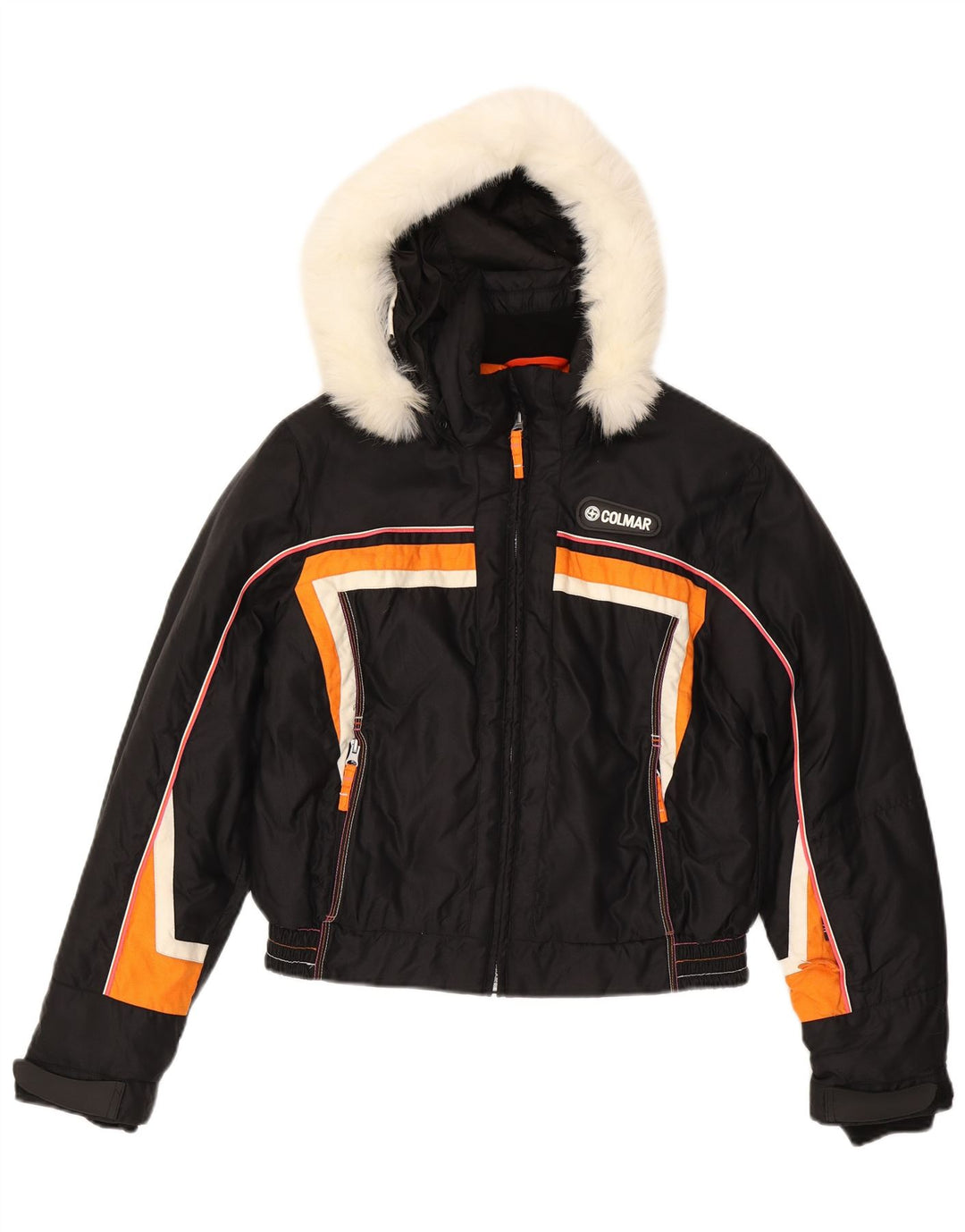 Giacca a vento con cappuccio da donna Colmar EU 44 2XL Nero Colourblock