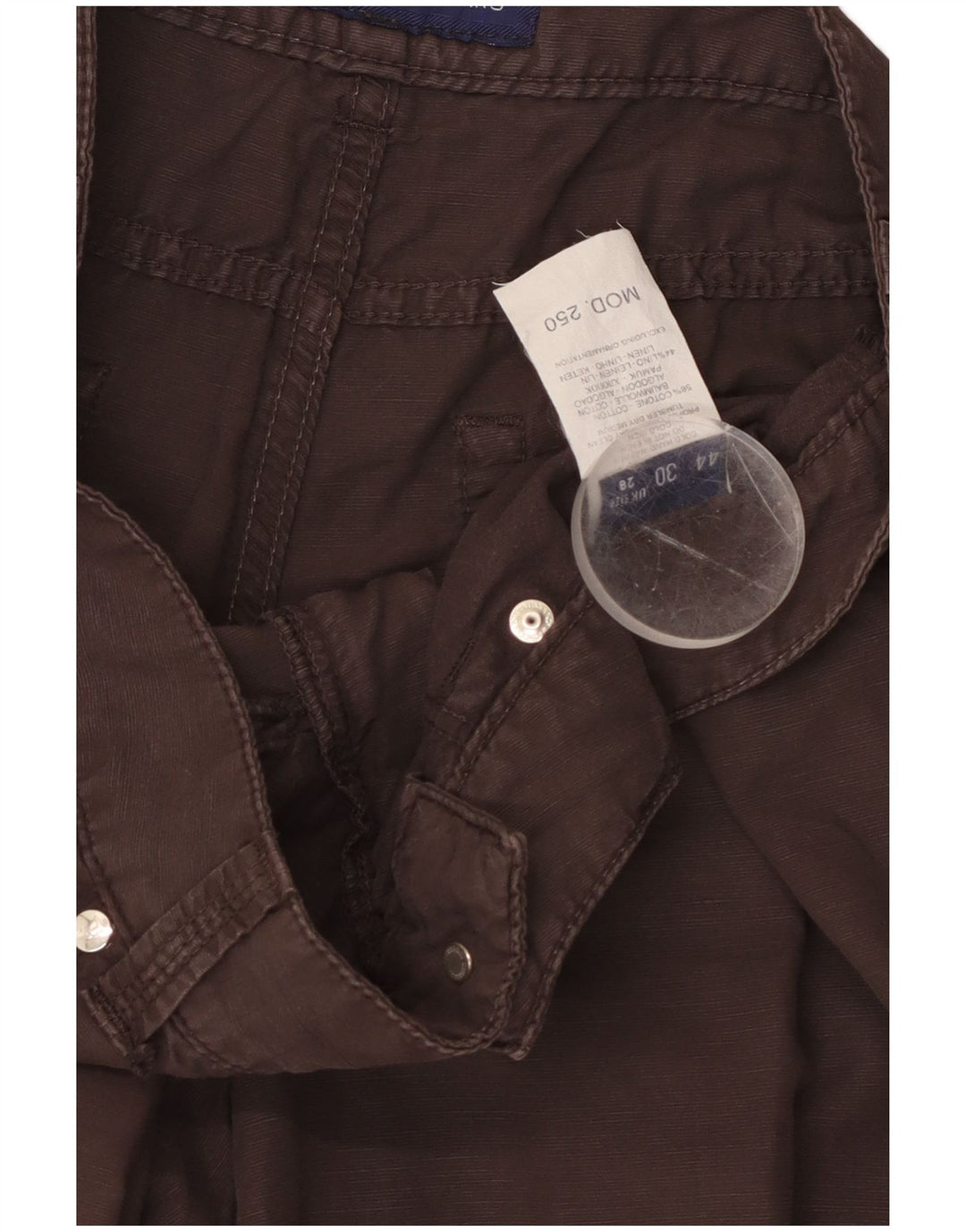 Bermuda Uomo TRUSSARDI W28 Small Marrone Cotone