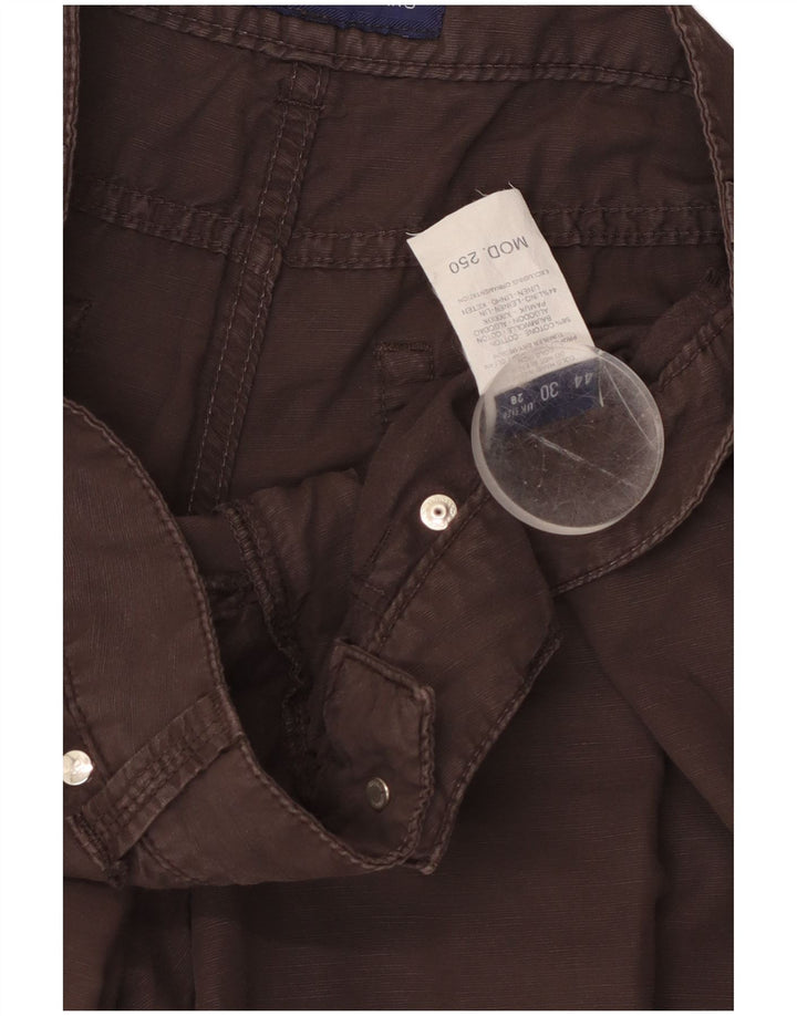 Bermuda Uomo TRUSSARDI W28 Small Marrone Cotone