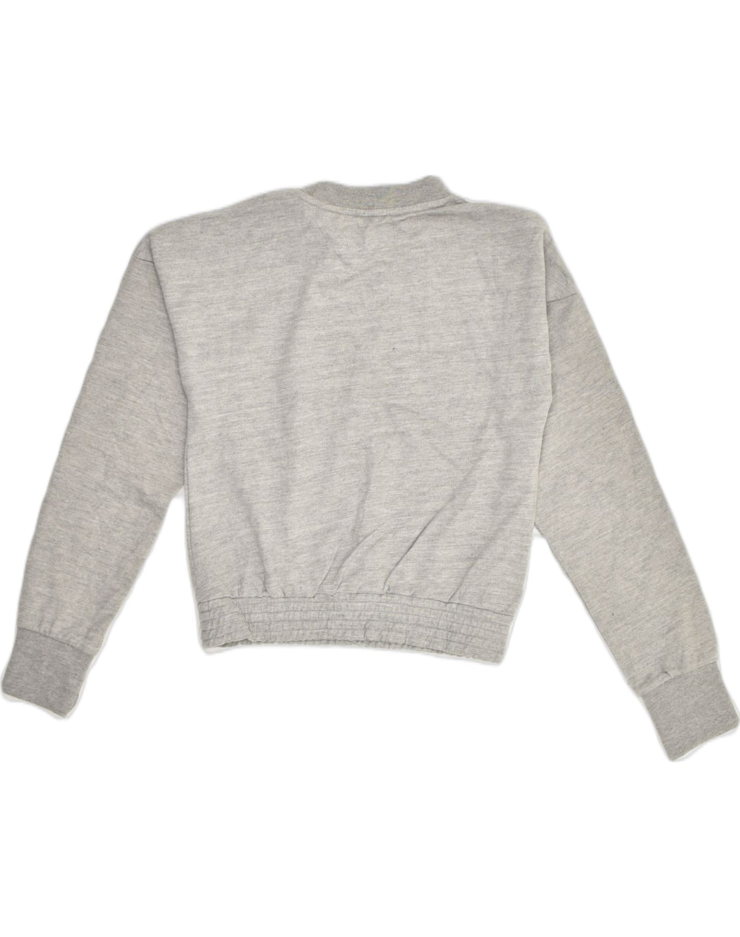 OASIS Womens Crop Sweatshirt Jumper UK 8 Small Grey Cotton | Vintage Oasis | Thrift | Second-Hand Oasis | Used Clothing | Messina Hembry 