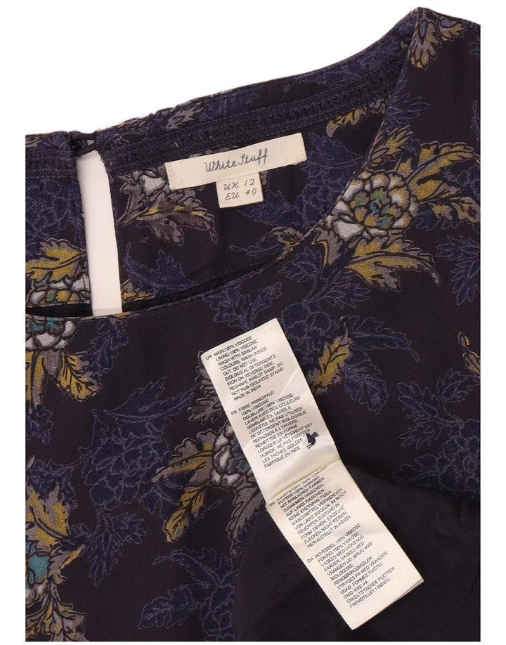 Abito lungo da donna White Stuff UK 12 Boemia floreale medio multicolore