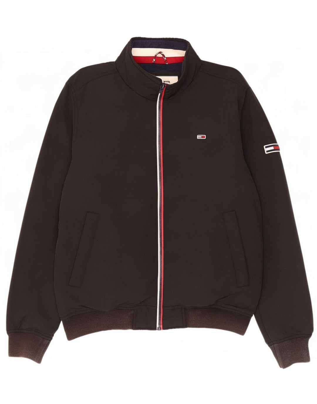 Giubbotto bomber da uomo Tommy Hilfiger UK 40 grande nylon nero