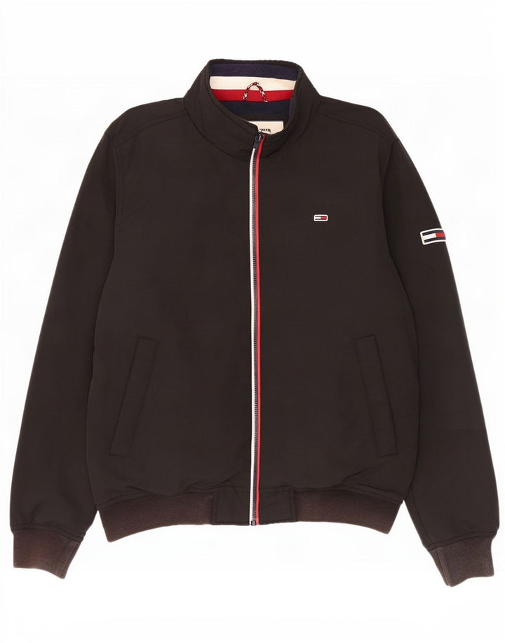 Giubbotto bomber da uomo Tommy Hilfiger UK 40 grande nylon nero