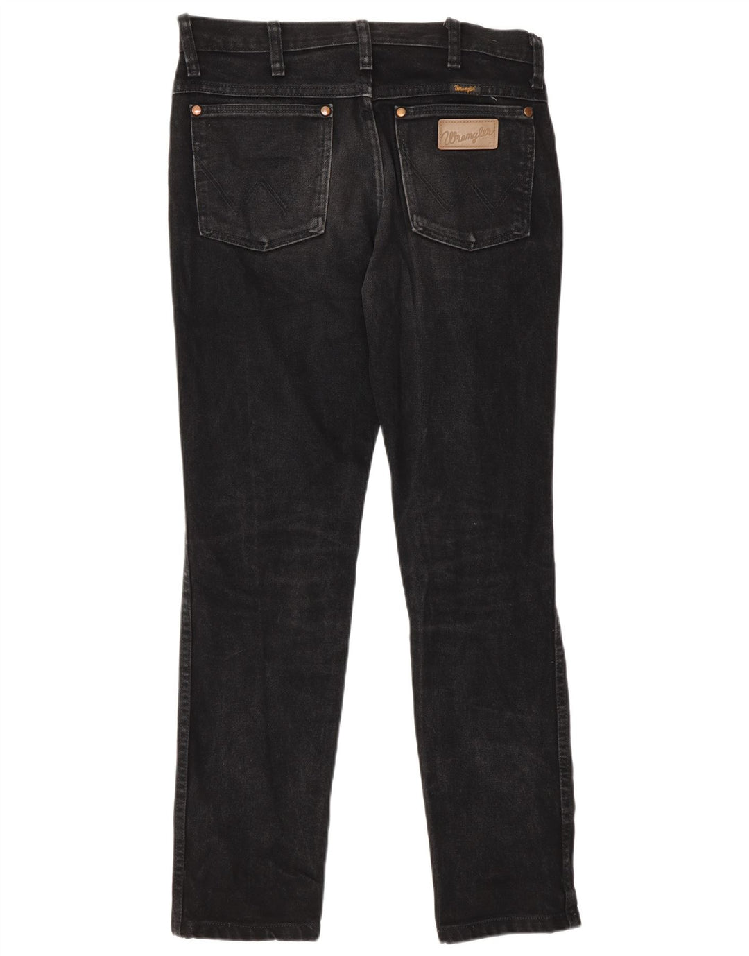 Jeans dritti da uomo Wrangler W29 L30 cotone nero