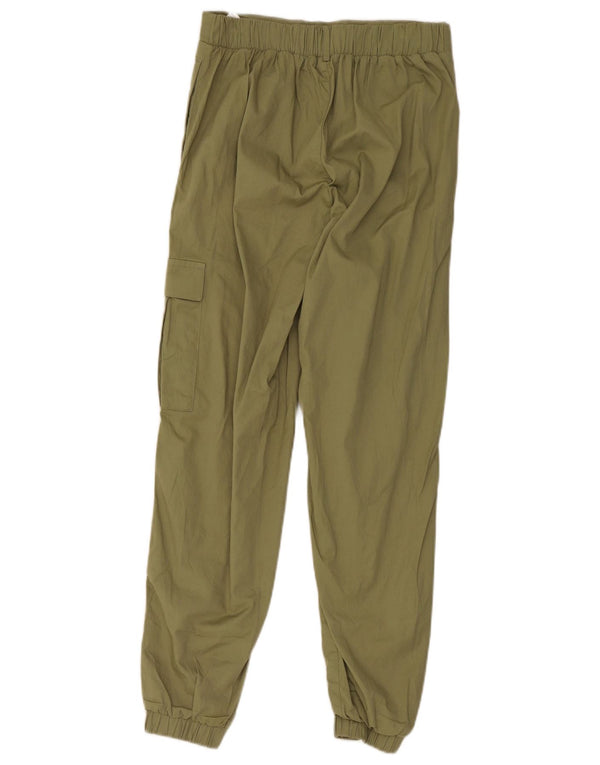 Pantaloni cargo da jogging da donna Puma Small W28 L28 cotone kaki