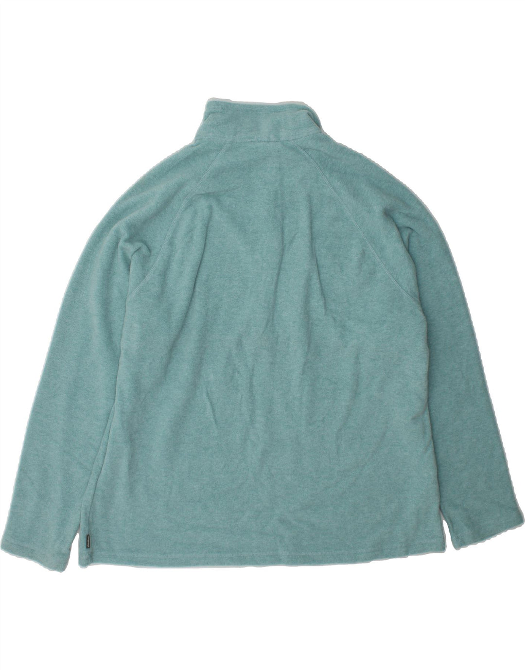 EDDIE BAUER Womens Zip Neck Fleece Jumper UK 20 2XL Blue Polyester Vintage Eddie Bauer and Second-Hand Eddie Bauer from Messina Hembry 