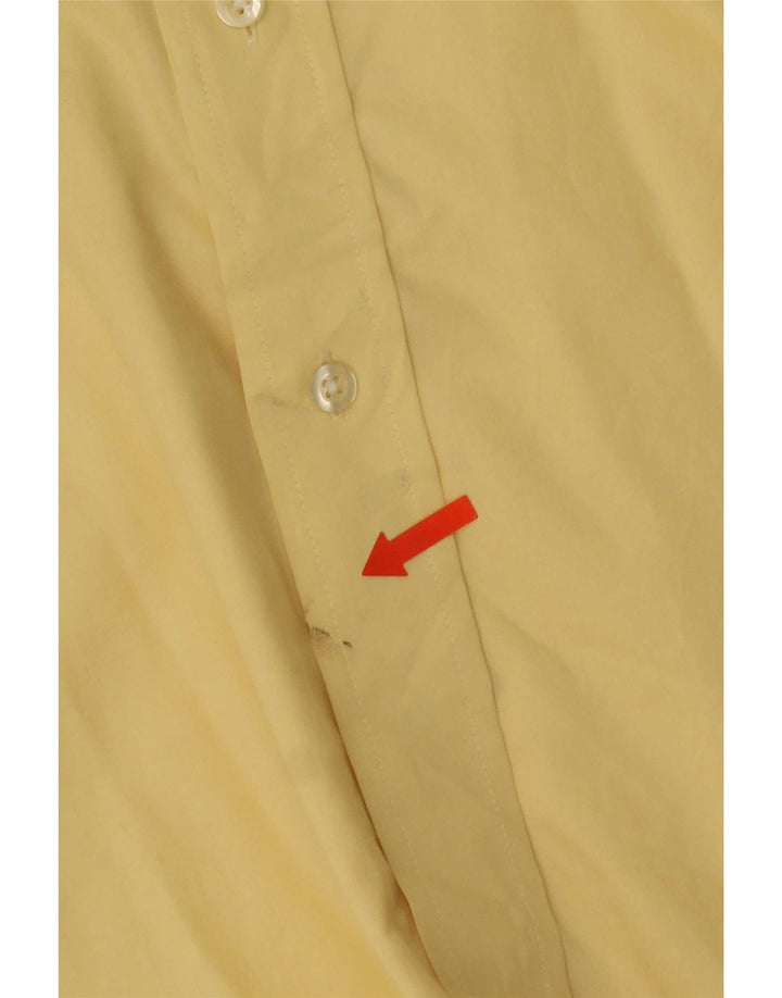 Camicia da uomo Chaps Ralph Lauren XL in cotone giallo