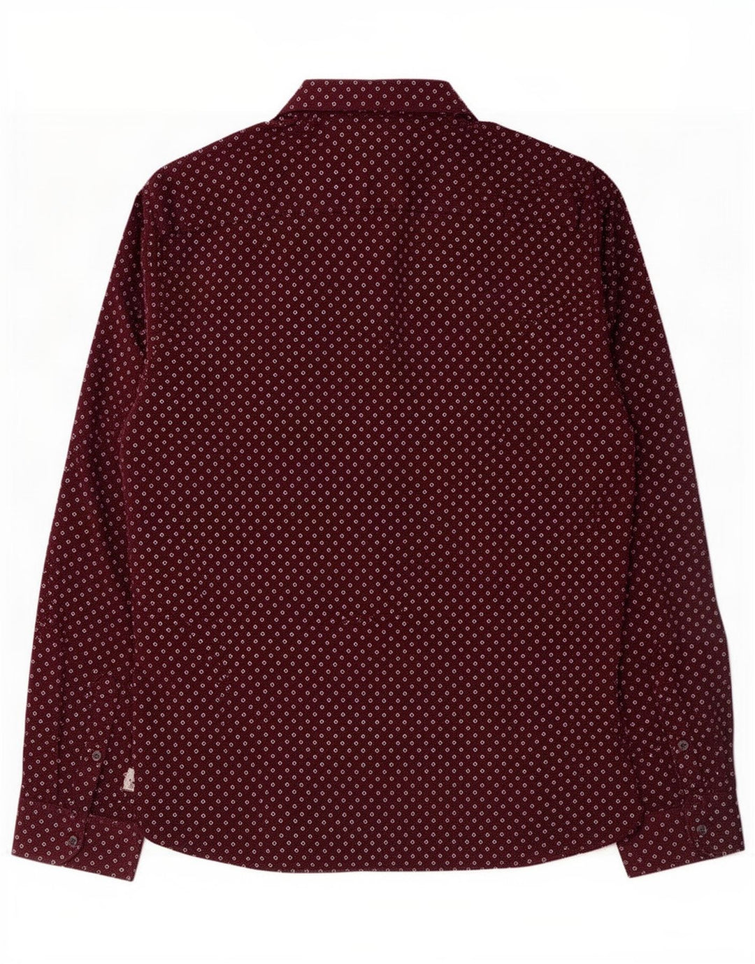 Camicia da uomo Ted Baker taglia 6 2XL cotone maculato marrone