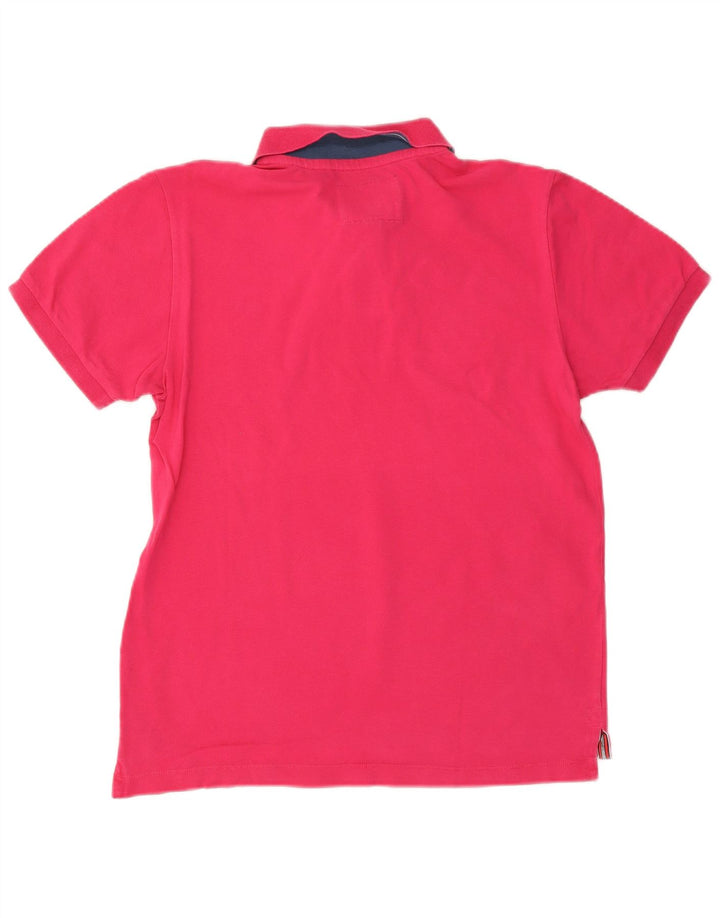 Polo da uomo WOOLRICH piccola in cotone rosa