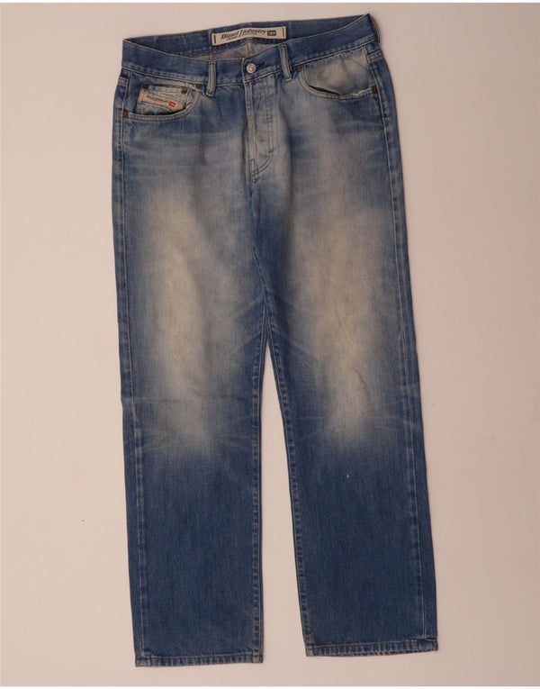 Jeans dritti da uomo DIESEL W34 L31 cotone blu