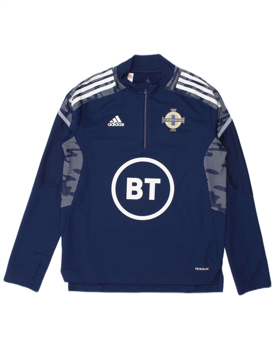 Top Adidas Graphic manica lunga da ragazzo 11-12 anni blu navy