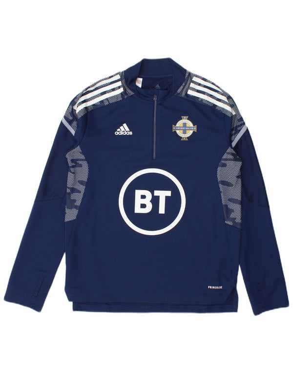 Top Adidas Graphic manica lunga da ragazzo 11-12 anni blu navy