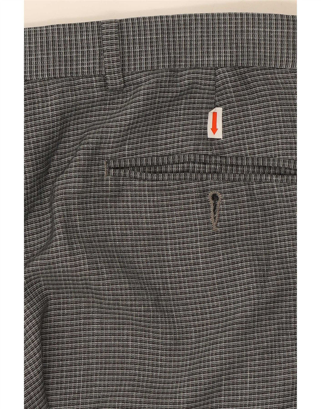 Pantaloni da abito vestibilità regolare Marks & Spencer da uomo W36 L31 poliestere grigio