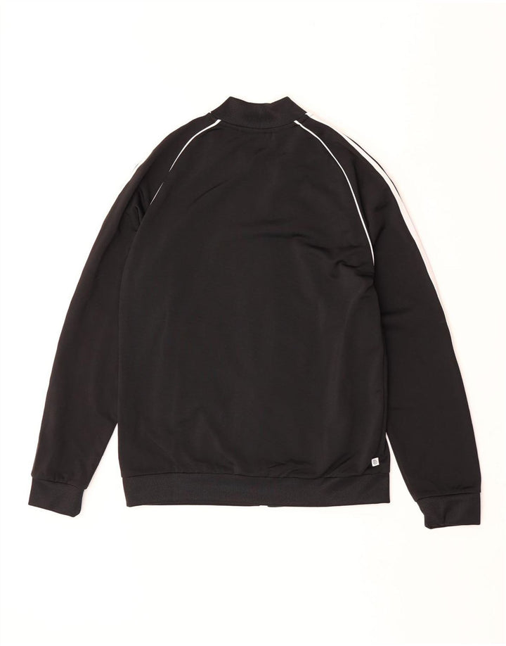 Giacca Top della tuta da ragazzo Adidas 12-13 anni in poliestere nero