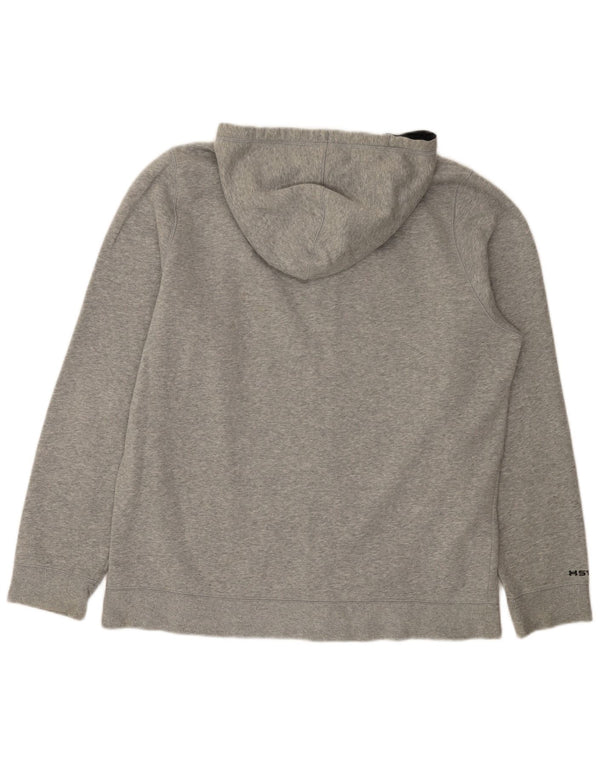 Under Armour Mens Zip Hoodie Sweater Large Grey Flecked Sports