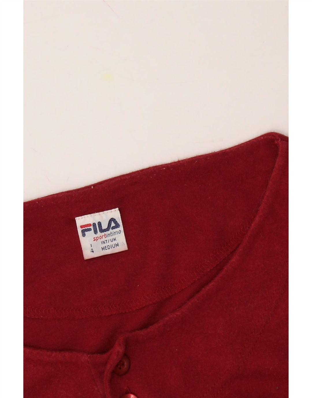 FILA Mens Graphic T-Shirt Top Medium Red Cotton Vintage Fila and Second-Hand Fila from Messina Hembry 