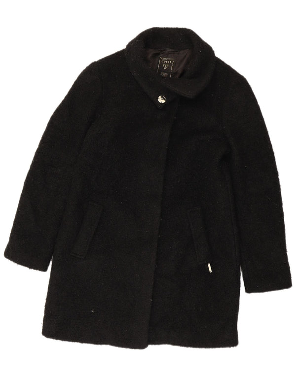 Cappotto da donna Guess UK 14 grande in lana nera